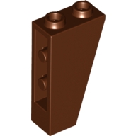 Lego kostka (kostička) 2x1x3 sklon (šikmá) 75° invertovaná, červeno hnědá (4264755)